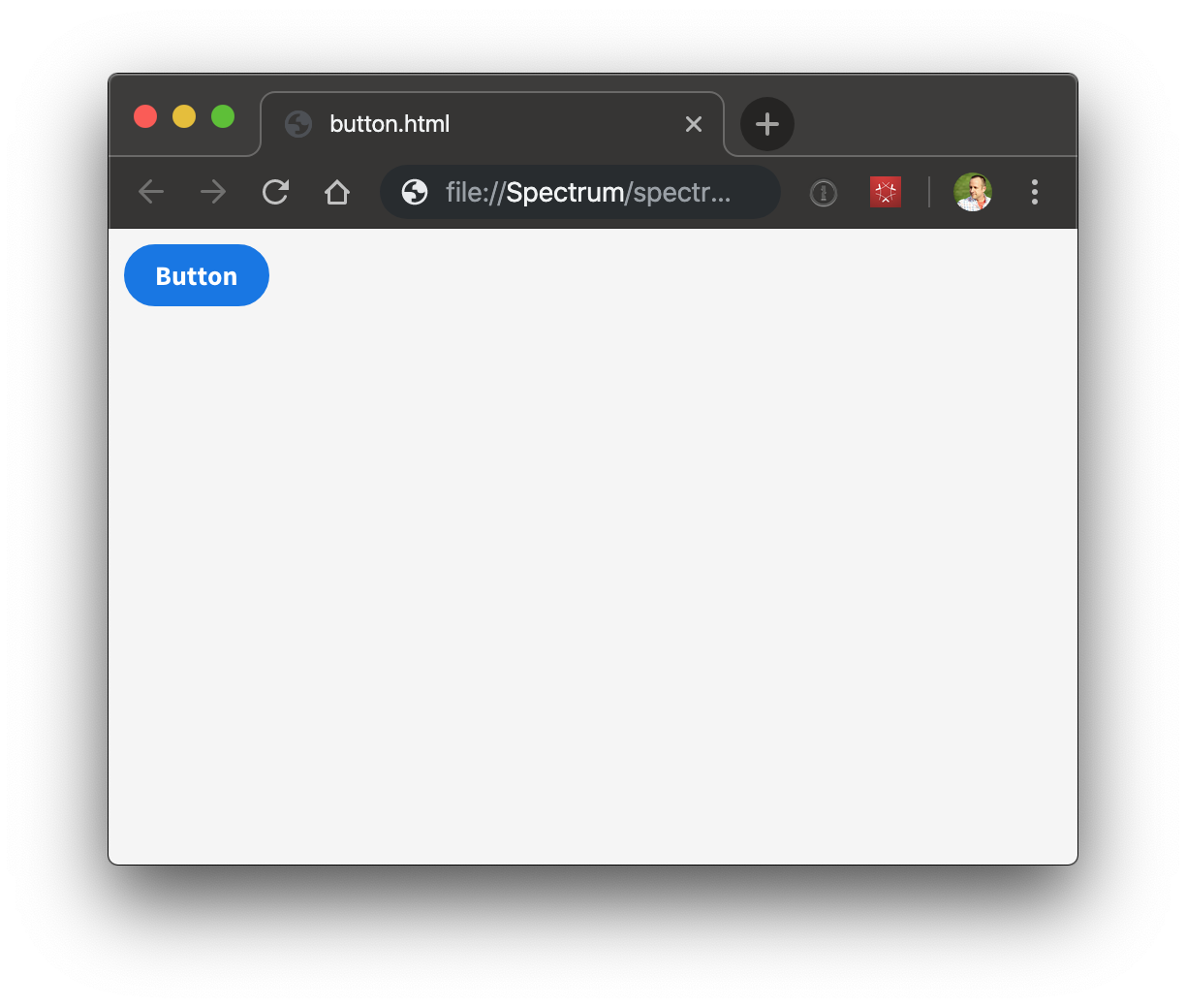 Screenshot of the rendered CTA button in a browser window